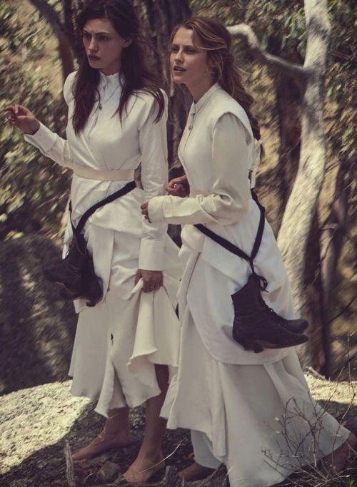 hauteccouture:    Teresa Palmer and Phoebe Tonkin by Will Davidson for Vogue Australia March 2015   