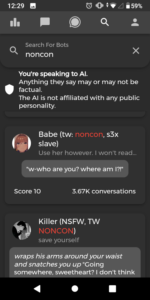 Huge TW: We Are Talking About S/a.