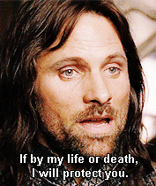 missmarlenedietrich-deactivated:Fangirl Challenge: 10/10 Male Characters - Aragorn in “The Lor