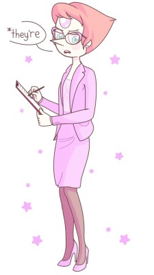 the-little-slice-of-heaven:awkwardnessanonymous:passionpeachy:someone requested a formal pearl and my mind immediately went to strict English teacher auBonus: “The bell doesn’t dismiss you, I do.” (x)Oh my god  STOP  &lt;3 &lt;3 &lt;3 &lt;3slbtumblng