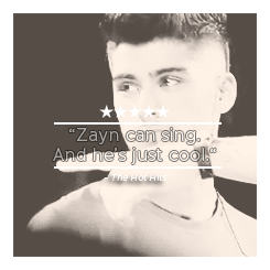 :  Zayn Malik, ladies and gentlemen! 