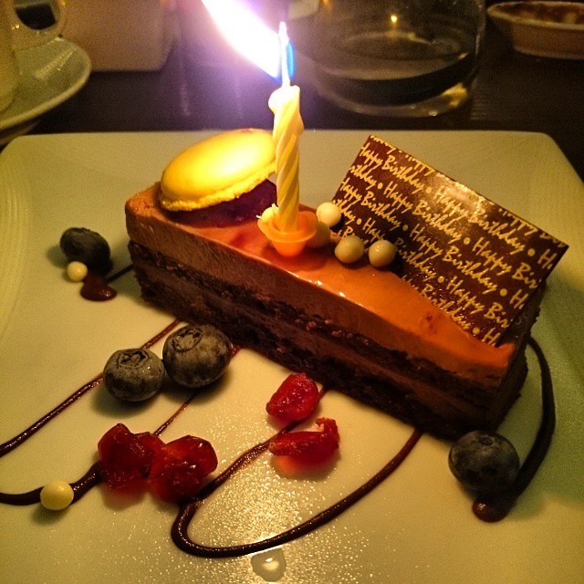 Happy birthday to me from #MBS #Chocolate and #Cheese  bar #theclub  (at The Chocolate