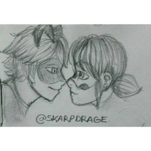 ✏  #Doodle #Ladynoir #Marichat #Adrinette #Ladrien #Ladybug #ChatNoir #draw #drawing #MiraculousLady