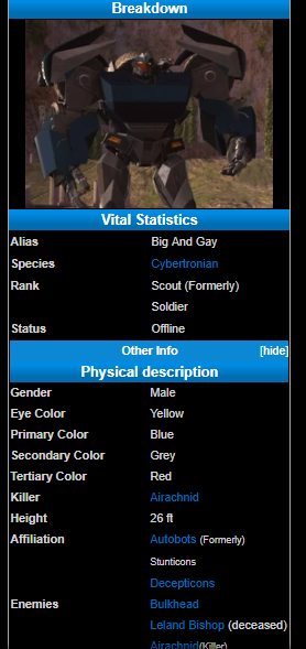 You Know What My Favourite Thing On The TFP Wiki Is?