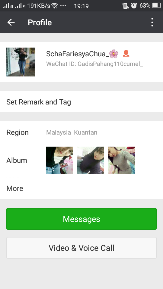 Id kuantan wechat How to
