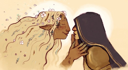 c-kiddo: cr request from @perfumeofpaperandmagic, of melora and erathis sometimes i think about