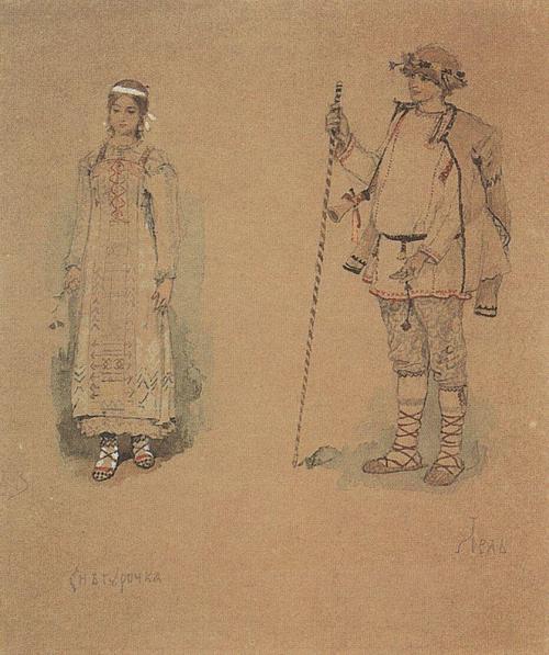 Snegurochka and Lel, 1886, Viktor Vasnetsov
