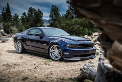 ford-mustang-generation:  2012 Ford Mustang GT 5.0 with 20 Inch BD-8’s in Silver by BlaqueDiamondWheels on Flickr.