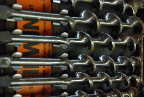 peonywoodworks:  A 1950 Irwin Bit Set I received as a Christmas Present from my father-in-law. 