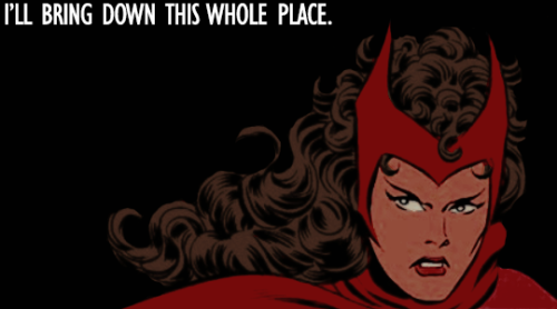 daspleti:LET CHAOS REIGN.wanda maximoff in THE VISION & THE SCARLET WITCH #1