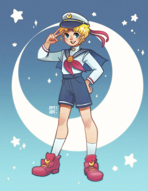 coffeshere:Done for the Sailor Moon Character Design Challenge, which I never uploaded finished :B