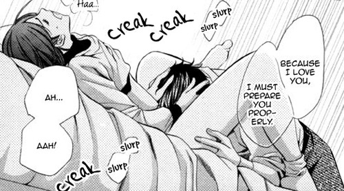 Edi's reading yaoi