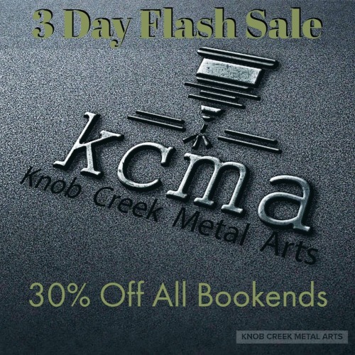 Bookend Flash Sale! 30% off of our entire collection of bookends, through Sunday (3/22) evening! Tak