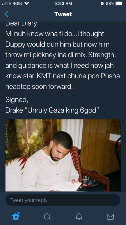 killmoncoochie: The best part of this Drake vs Pusha T beef is black twitter Here are some of my favorites 