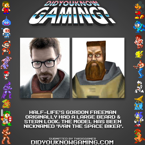 Half-Life.
http://www.vgfacts.com/trivia/816/