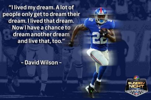 XXX nygiantsrock:  David Wilson Retires at 23 photo