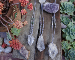 synergeticcreations:  Himalayan Quartz necklacesetsy