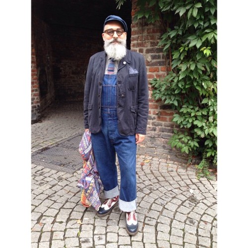 #geroldbrenner #denim #drmartens #dungaress #dungaressdenim #broques #broques3colors #beard #bearded