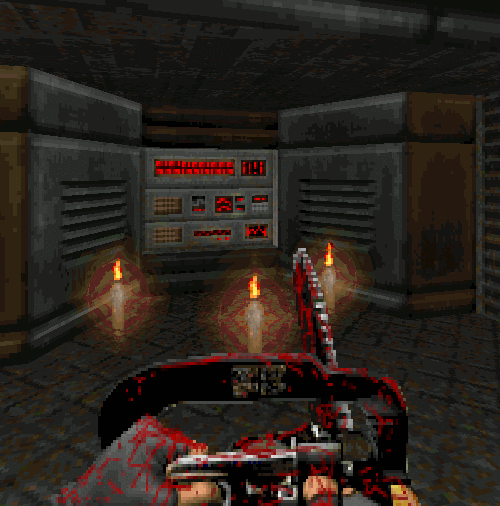 vgjunk:  Doom (Back to Saturn X WAD with Brutal Doom), PC.