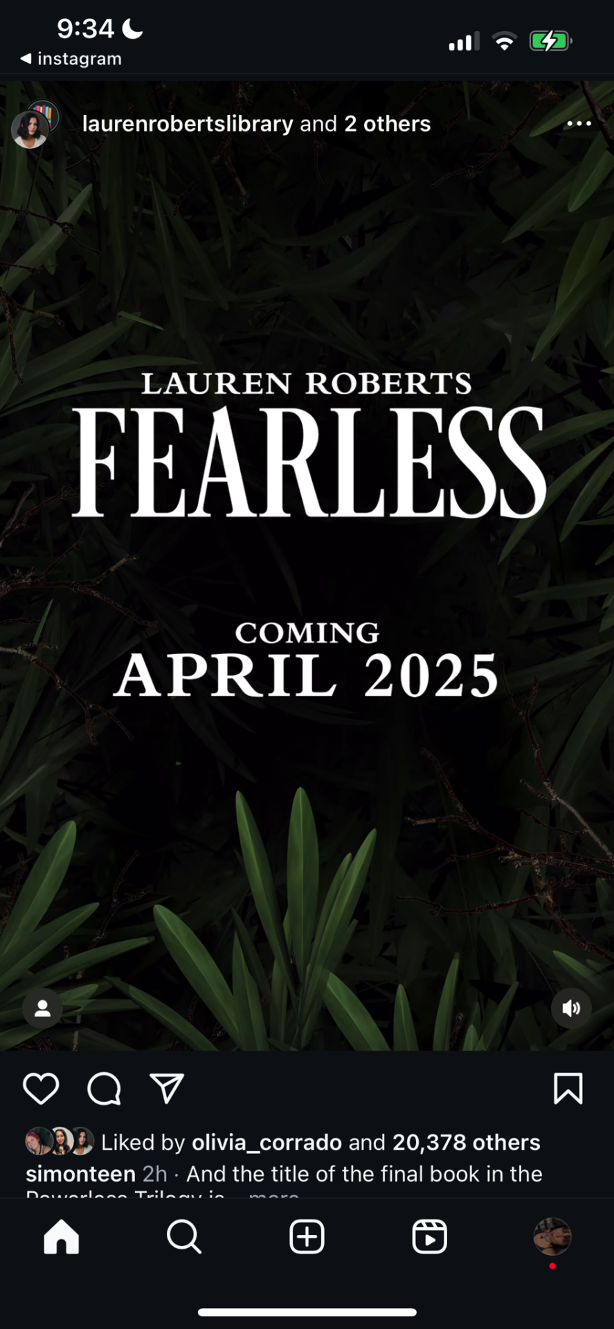 BOOK 3 HAS BEEN ANNOUNCED OMG LAUREN ROBERTS I LOVE YOU