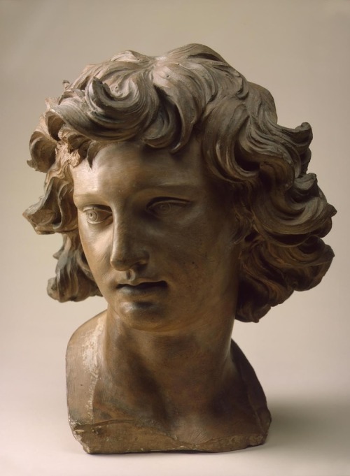 antinoo5: ganymedesrocks: Antonio Giorgetti (1635 – 1669), Head of an Angel, Terracotta, Italian 17th cent. with the Hermitage example, which helped the dating process to 1668. ami @ganymedesrocks 