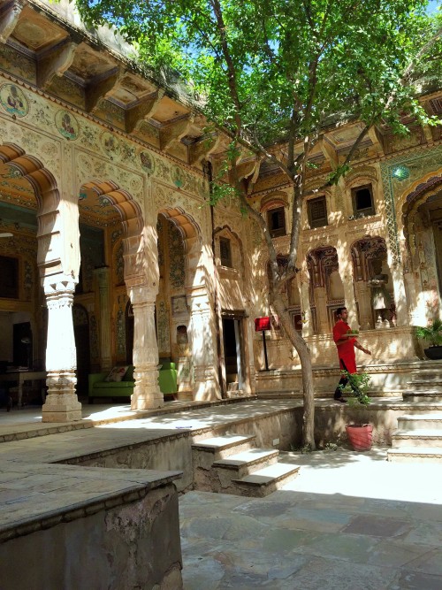 Rajasthan,  Haveli courtyard