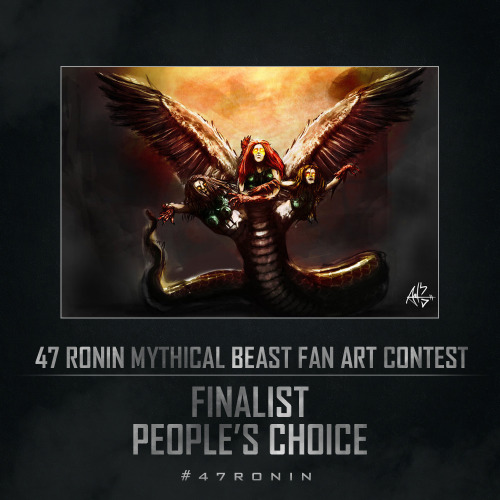 Congratulations to Anil Baydir for creating the most popular @talenthouse Mythical Beast fan art!