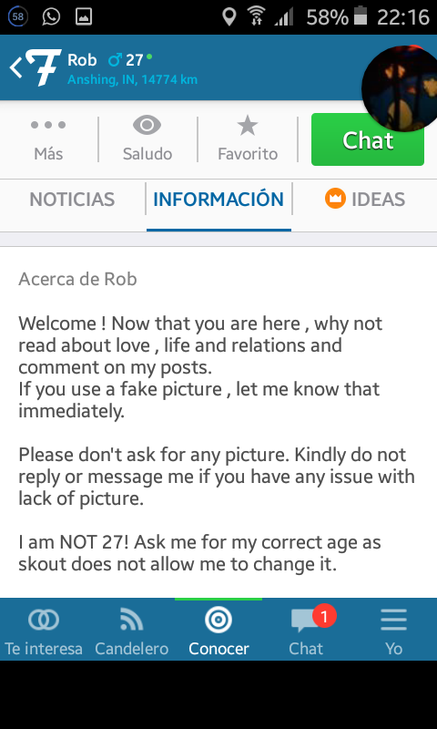 How do i change my age on skout app?