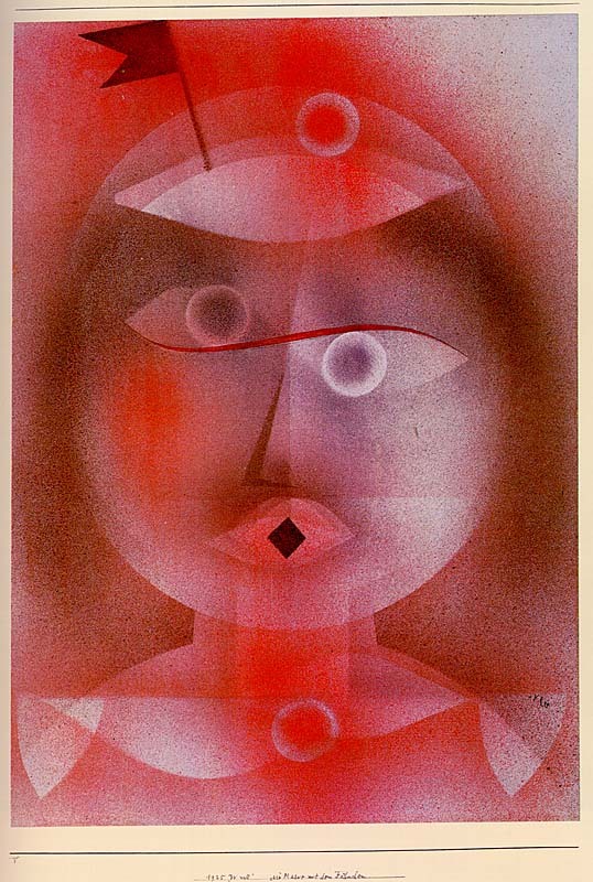 arpeggia: Paul Klee - The Mask with the Little Flag, 1925