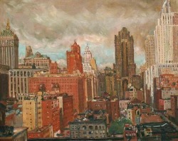 americanart:New York City, ca. 1947 Gerrit Sinclair (US, 1890 - 1955)