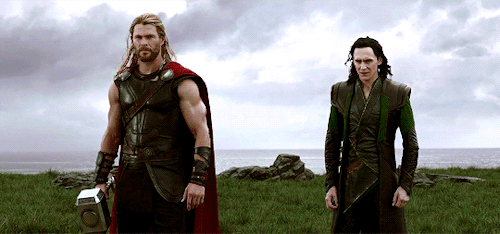 hela:Thor and Loki in Thor Ragnarok (2017)