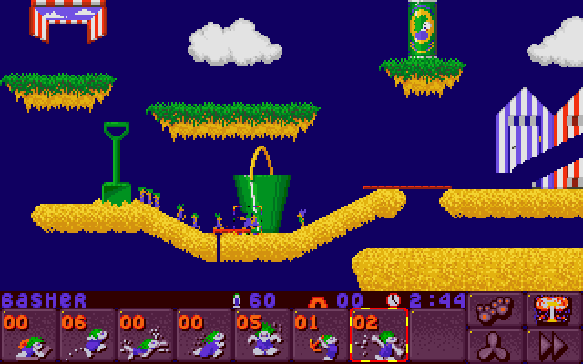 Lemmings Diary — Fun Level 22 - A Beast of a level