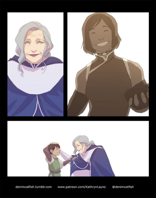 gymleaderkyle:  denimcatfish:  So I thought about how they found out Aang was the Avatar by presenting him with a set of toys when he was very young and he chose the one that belonged to his previous lives… Korra’s the only Avatar that the next one