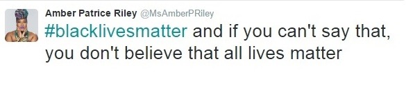 amberrileynews:  Amber Riley tweets about Alton Sterling and #BlackLivesMatter 