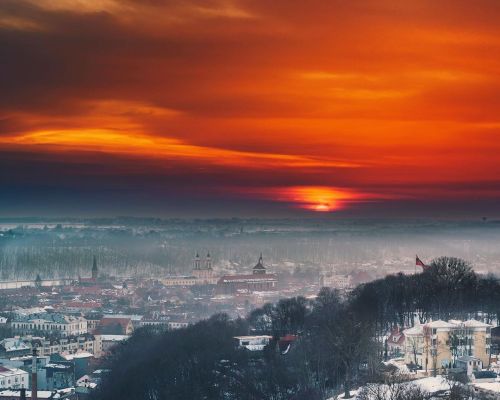 Sunset #Kaunas #Lithuania #inspire2 #djiinspire2 #inspire2x7 #zenmusex7 #50mm #Lietuva #dronas #skyp