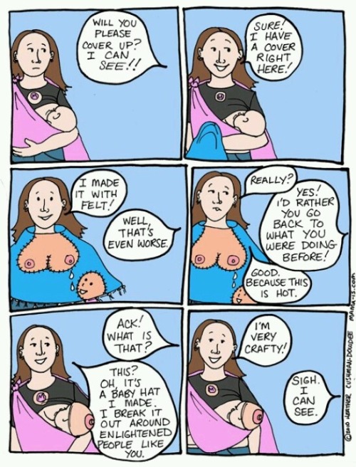 ttc-baby-g:  magic-fantasy-life:  scorpio-tales:  electricrain:  columnnotes:  sktagg23:  I am SICK and TIRED of people objecting to seeing women using their breasts for what they are actually for. BREASTFEEDING IS NOT VULGAR OR OBSCENE.  I support breast