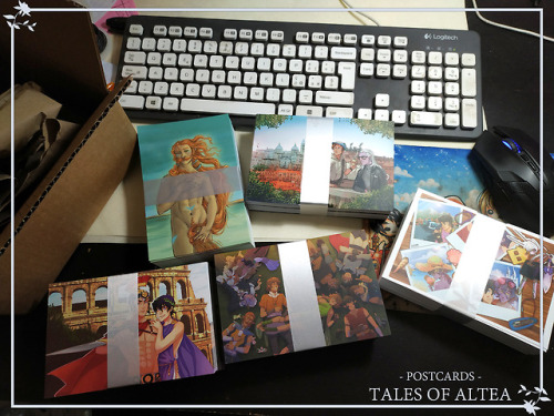 || UPDATE!! || Postcards (mini prints) are already here! So fast! And so pretty *w*