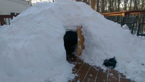 sixpenceee:  A luxury Igloo apartment made by this user.  Check out my Facebook | Instagram | Scary Story Website  Dope