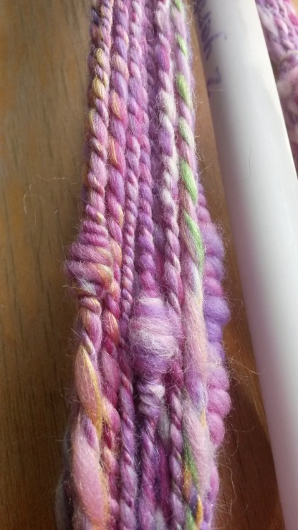 Handspun: fun making beehives, coils, and cocoons with Rosebud fiber from Old Sheep Studio.