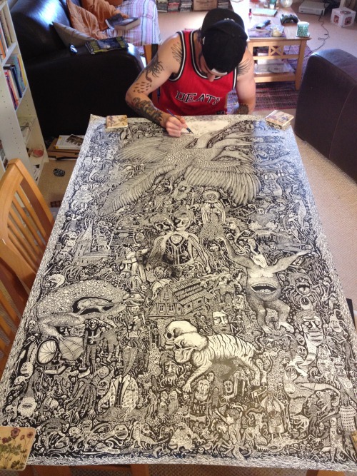 XXX screechink:  Almost finished my new piece! photo