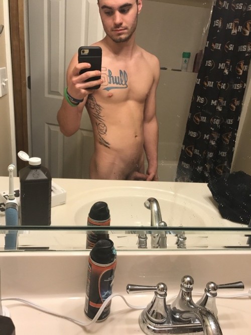 5thdayofcreation: thesithgay: Brett, the straight 19 yo from Kansas City, showing off some more and cumming in that last GIF. What about that hairy booty?! (part 2 of 4) Baseball player from KC; tons of pics and vids 