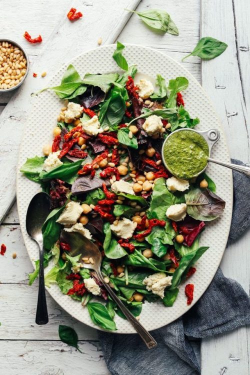 A Vegan Round Up Featuring Some Of @minimalistbaker‘s Incredible SaladsAbundance Kale Salad Wi