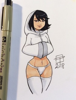 callmepo: Samurai Ashi as a Shawtie in a Hoodie.  KO-FI / TWITTER  ashi babe~ &lt;3 &lt;3&lt;3 &lt;3