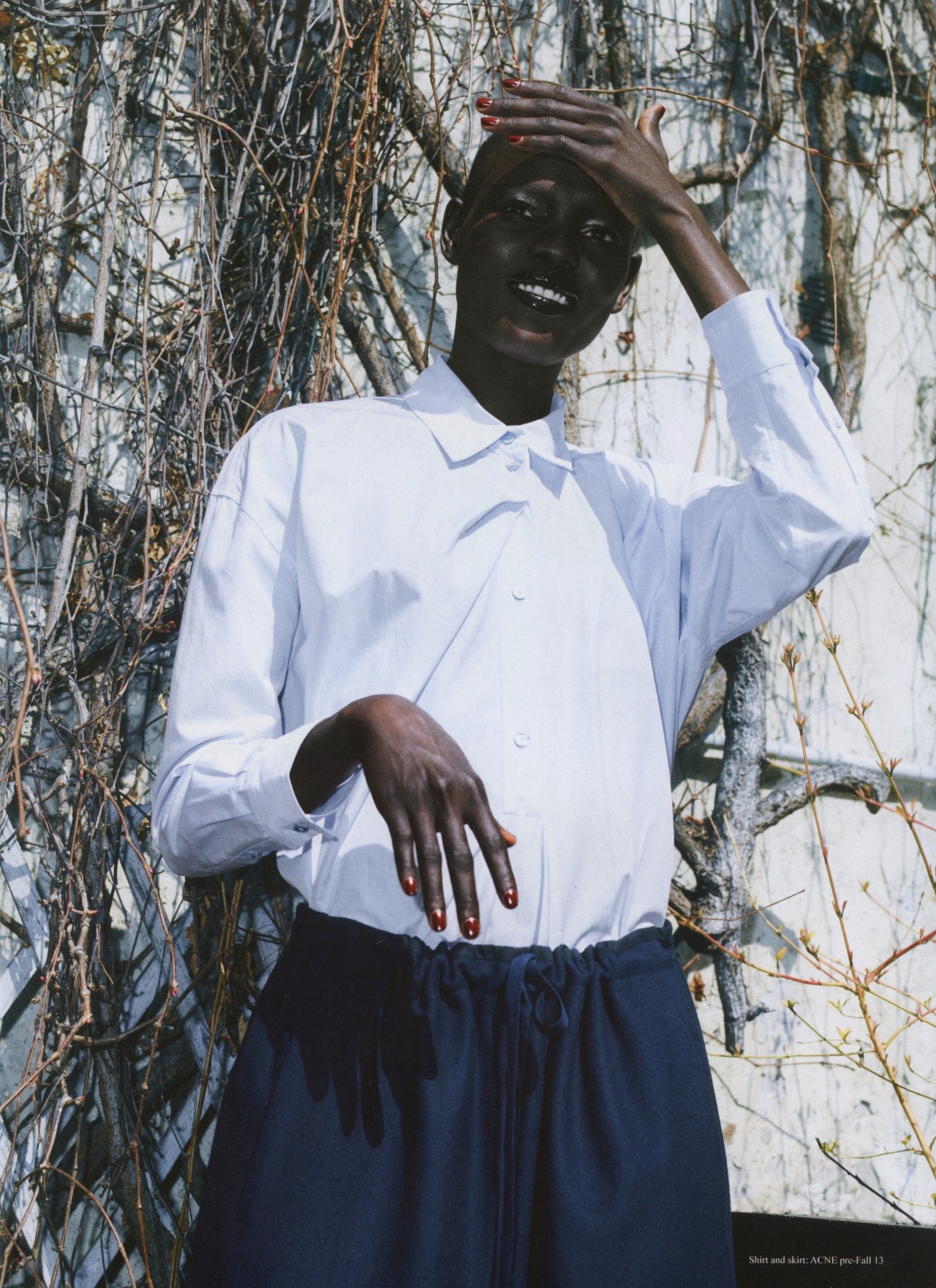 dynamicafrica:  One of my all-time favourite models, Sudanese beauty Grace Bol, stuns