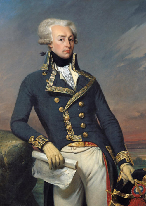 nikatosaurus:todayinhistory:June 13th 1777: Marquis de Lafayette arrives in AmericaOn this day in 17