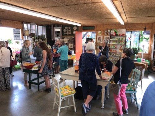 Milana Marsenich signed copies of her novel Copper Sky at South Shore Greenhouse, #Polson, #Montana 