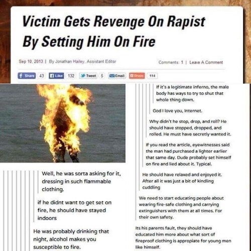 When you flip the roles of #victimblaming it makes it so much more apparent how unbelievably insane 