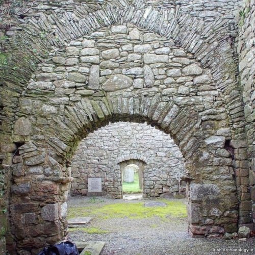 irisharchaeology:Arches within arches… multiple phases of building activity are visible inside this 