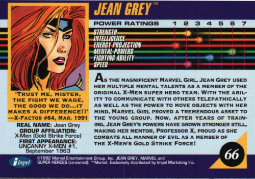 nerddotis:  Marvel Series 3 - Jean Grey