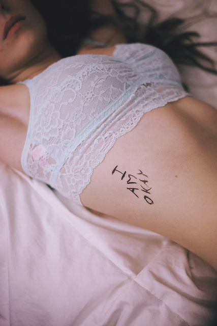 delacroi: i am okay. by Brenna Percy on Flickr.
